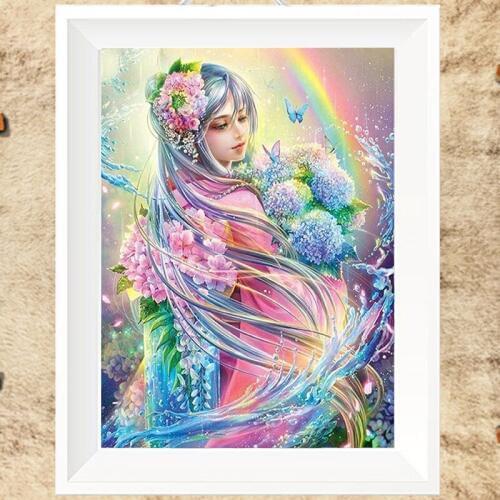 5D DIY Diamond Painting Round Decor"two Palm red Hearts love "Diamond Embroidery Mosaic Rhinestones Pattern Cross Stitch