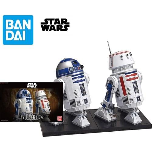 Bandai Star Wars 1/12 The Force Awakens R2-D2 R5-4 Repair Robot Assembly Model Action Figure Decoration Toys Childrens Gifts