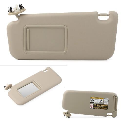 Beige Left Driver Sun Visor Protection Sunscreen 74320-42501-A1 For Toyota Rav4 2006-2010