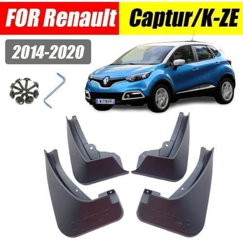 Mud flaps For Renault Captur CITY K-ZE Mudguards Fenders Mud flap splash Guard Fender Car accessories auto styline Front Rear