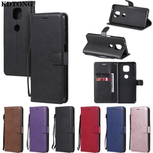 Flip Phone Case for Motorola G9 Play G 5G Edge Plus E6S 2020 G8 Power Shell Solid Color Wallet Holster Full Protection Cover