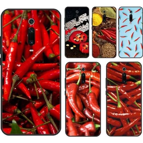 Red Pepper Pattern For POCO F3 F1 F2 M3 X3 Pro Phone Case For Xiaomi Mi 11 Ultra Mi Note 10 Lite 9T 10T Pro