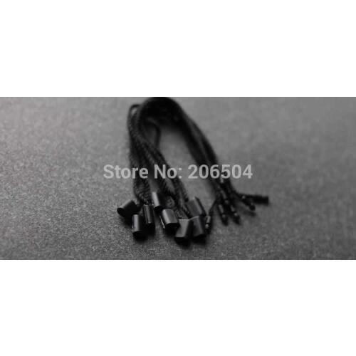 Seal hang tag string /free design/string hang tag/plastic tag string plastic fastener