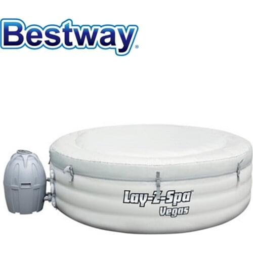 54112 Bestway 77"x24" Round Thickened Inflatable Swimming Pool For Family 196x61cm BestWay Lay-Z-Spa Las Vegas SPA Movable SPA