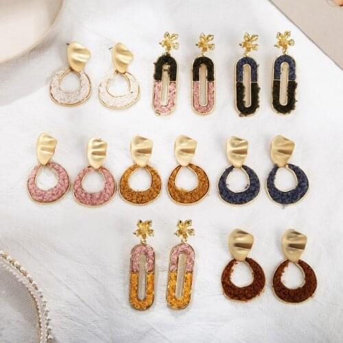 Match-Right 2020 New Arrival Fashion Long Dangle Earrings for Women Flower Long Hanging Drop Trendy Earring Female Jewelry SP996