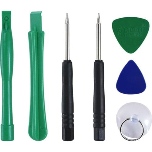 7 in 1 Mobile Phone Repair Tools Phillips Pentalobe Screwdriver Set for iPhone 7 6s 6 Disassemble Open Pick Spudger Suction Cup