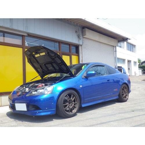 For 2001-2007 Honda Integra DC5 coupe Front Hood Bonnet Gas Struts Lift Support Shock Damper Carbon Fiber