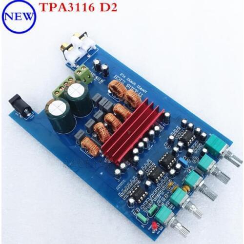 TPA3116 2.1 Digital Audio Amplifier Board 50W*2+100W TPA3116D2 Subwoofer Amplifier DIY Sound System Speaker Home Theater
