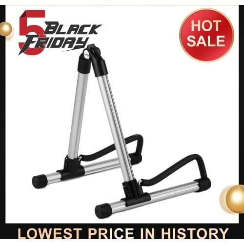 New SK20 Alloy Guitar Stand Universal Folding For Acoustic Electric Guitars Guitar Floor Stand Holder Excellent top quality