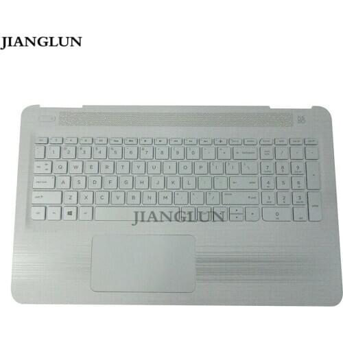 JIANGLUN For HP 15-AU 15-AW Palmrest NON-Backlit Keyboard & Touchpad 856028-001