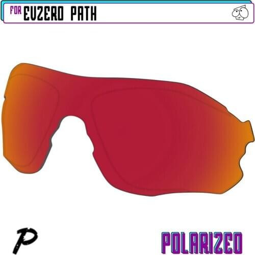 EZReplace Polarized Replacement Lenses for - Oakley EVZero Path Sunglasses - Red P
