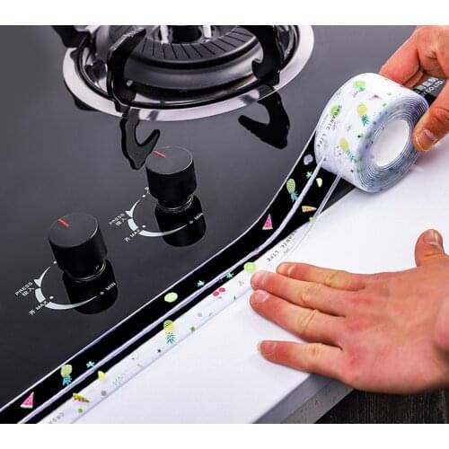 Transparent pvc kitchen waterproof mold-proof tape corner line paste kitchen waterproof bar beautiful seam paste sink paste