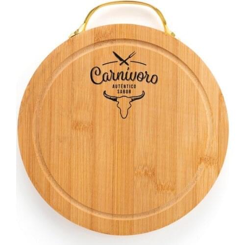 Chopping Board Quid Carnivoro Bamboo (22 x 2 cm)