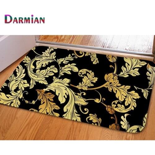 DARMIAN European Printed Luxury Carpet Bedroom Living Room Decorative Novetly Mats Bathroom Door Non-slip Rugs Tapis Alfombras