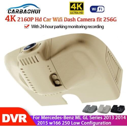 4K Hidden HD 2160P Car Camera dash cam By APP Control For Mercedes-Benz ML GL Series 2013 2014 2015 w166 250 Low Configuration