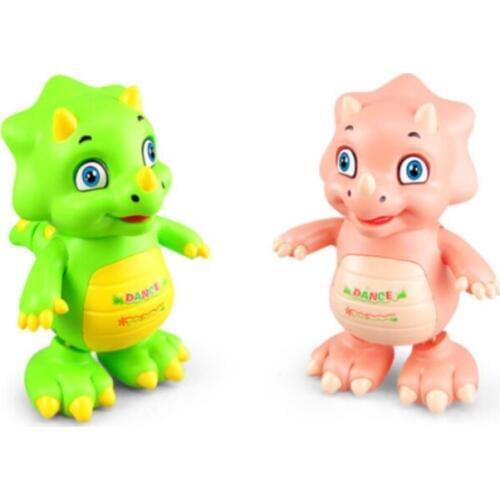 LED Light Music Dancing Dinosaur Fun Electric Model Kids Toy