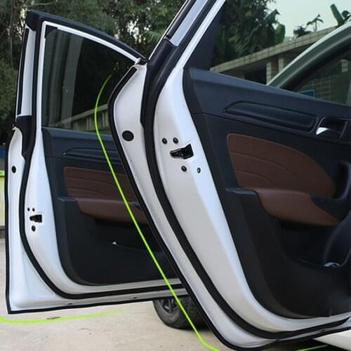 5M car door sealing strip sticker B-shaped sealing strip rubber seal for renault megane 2 3 duster/logan/captur/2016 laguna