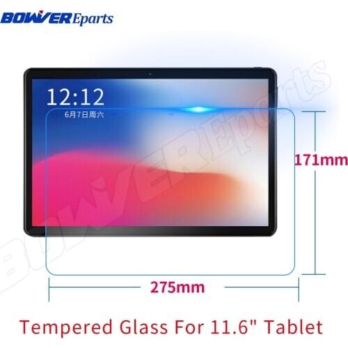 Universal 11.6inch Tempered Glass Screen protector Film Protective screen guard 275X171MM