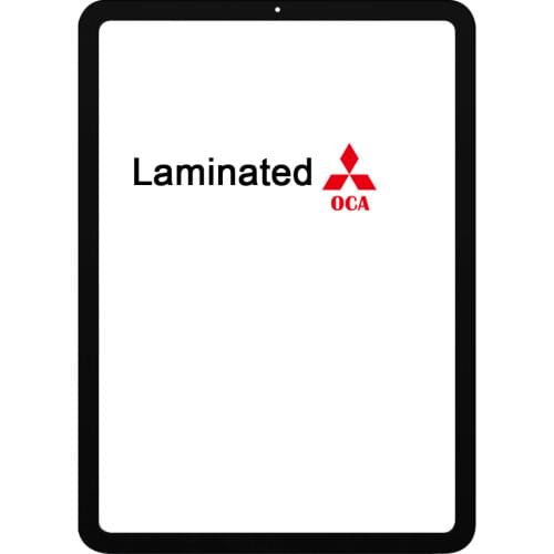 10Pcs Laminated OCA Front Touch Glass Screen For iPad mini 4 5 Air 2 3 4 Pro 11 9.7 10.5 12.9 Outer Panel