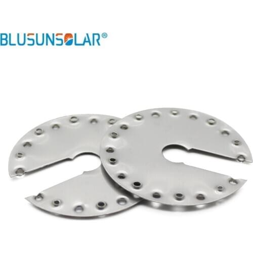 100 pcs/lot Round Grounding Clip use in Solar Mounting System Grounding gasket Solar Installation Clamp