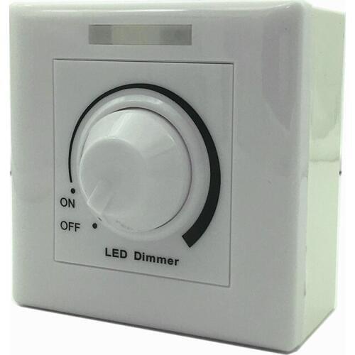 2pcs LED Dimmer 12-24V Manual Switch 30A PWM Knob Operating Switch for Dimmable LED 5050 2835 Light Bulb LED strips