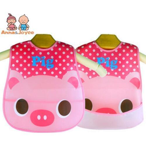 30pc/Lot Wholesale !Baby Bibs Waterproof Elephant Cartoon Children Bibs Brand Clothing Towel Kids Accessories