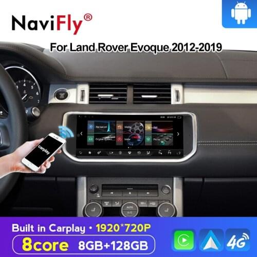 Android 10.0 8G+128G Car DVD Player Navigation GPS For Land Rover Range Rover Evoque LRX L538 2012-2019 Multimedia Carplay Auto