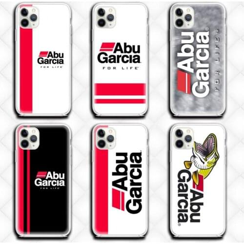 ABU GARCIA Phone Case Clear for iphone 12 11 Pro max mini XS 8 7 6 6S Plus X 5S SE 2020 XR cover