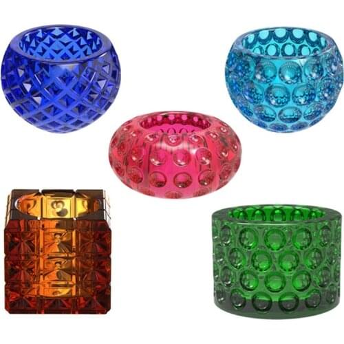 F3MF Flowerpot Plant Pot Epoxy Resin Mold Candlestick Candle Holder Silicone Mould DIY Crafts Home Decorations Casting Tool