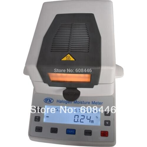 Infrared Halogen Moisture Meter 0-100% Feed Tobacco grain Chemicals Tester XY-102W 110g/2mg DHL Fedex free shipping