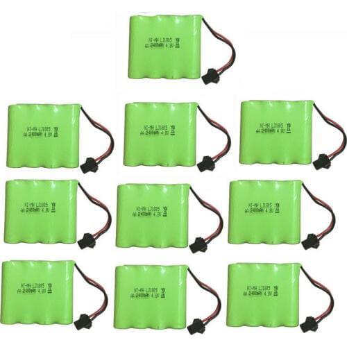 10pcs /lot 4.8V 2600mAh battery Remote Control toy electric lighting security facilities 4*AA NI-MH battery RC car UJ99 TOYS