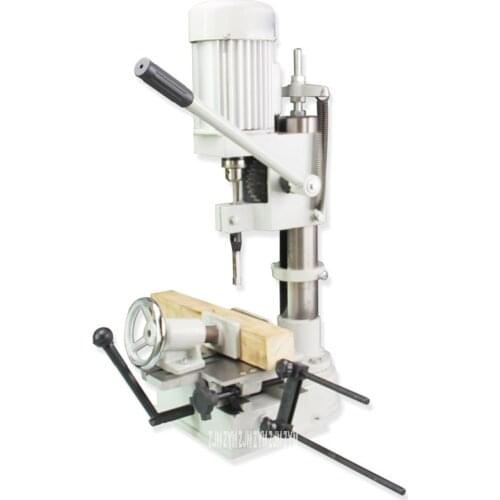 MK361A Tenoner Household Square Hole Mortising Machine Woodworking Tenon Machine Teuoning Machiner Small Bench Drilling Tool