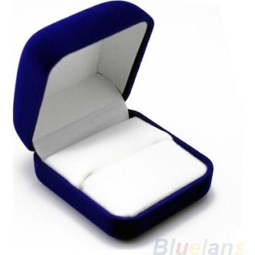Fashion Jewelry Box Blue Gift Box for Jewelry Watch Watch ring necklace earrings