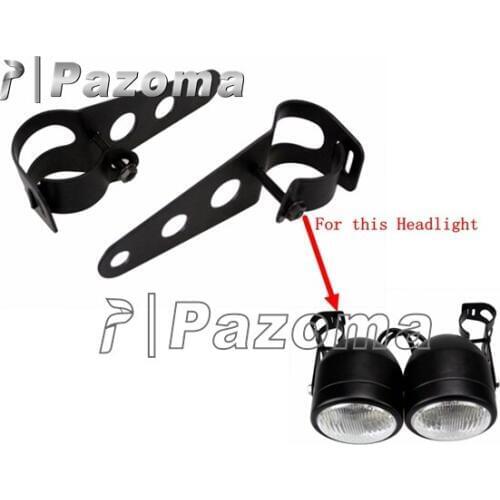Motorbike 28-35mm Universal Headlight Brackets Fork Ear Mount For Harley Chopper Cafe Racer Ducati Honda Motorcycles