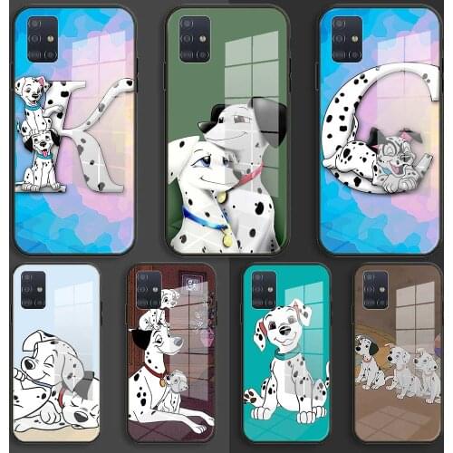 Dalmatian cartoon Soft Silicone Glass Case For Samsung Galaxy A10 A20 A30 A40 A50 A70 A31 A51 A71 Balck Cover