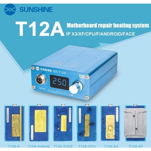 T12a-x3 3-in-1 Soldering Station Kit Motherboard Repair Tool For Iphone 6 7 8 X Xs Max 11 Cpu Nand Heating Disassembly Platform
