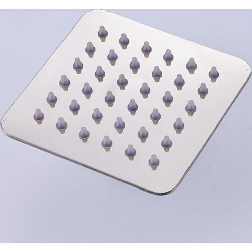 Wholesale and Retail Solid Brass Bathroom Shower Head 4 inch Square Shower Sprayer