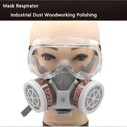 Industrial Gas Mask Spray Paint Decoration Polishing Pesticide Chemical Dust-Proof Gas Mask Formaldehyde Protection