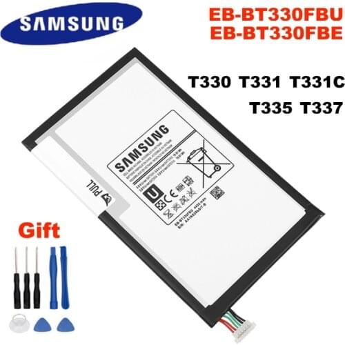 SAMSUNG Original 4450mAh EB-BT330FBU EB-BT330FBE Replacement Battery For Samsung Galaxy Tab 4 8.0 T330 T331 T335 SM-T330 SM-T331