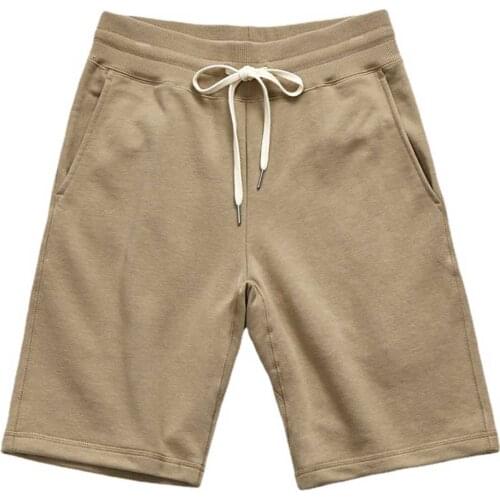 Fashion Knitted Shorts Mens Japanese Retro Solid Color Short Pants Simple Sportswear Summer Straight Shorts Clothing