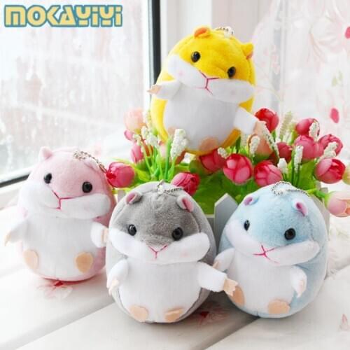 Cute creative new pretty mini small hamster pendant doll 12cm Bag decoration birthday wedding gift