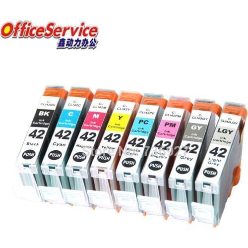 CLI-42 CLI42 PGI-42 PGI42 Compatible ink Cartridge For Canon Pixma Pro-100 Pixma Pro-100S inkjet printer