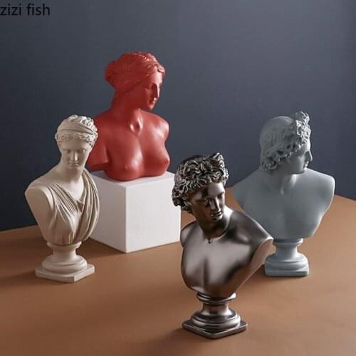 Myth Goddess Statue Tabletop Ornaments Color Venus Living Room Decoration Character Resins Sculpture Modern Crafts Home Decor