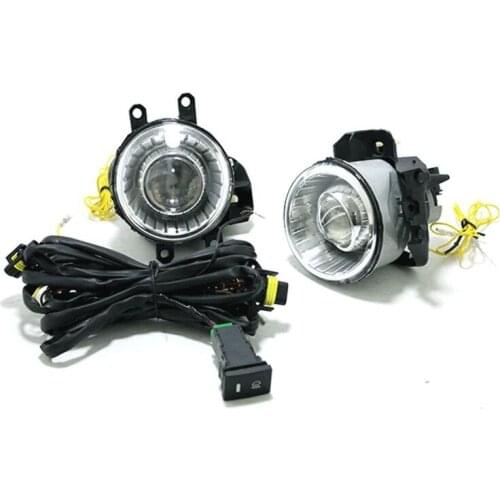 Eosuns Cob Angel Eye Led Daytime Running Light Drl + Halo Fog Lamp + Projector Lens + Devil Eye for Toyota Prius 2007 2012
