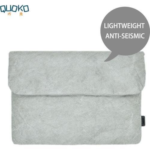 Vintage old style Laptop Bag cover,Tyvek fiber paper laptop sleeve case for Surface Go 10"/ Pro6 12.3"/ Laptop2 13.5"
