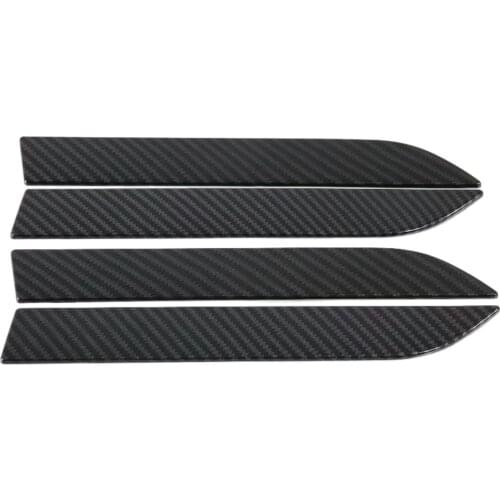 4Pcs Car Exterior Door Handle Cover Protector Sticker for Tesla Model X 2019-2021 Carbon Fiber Accessories