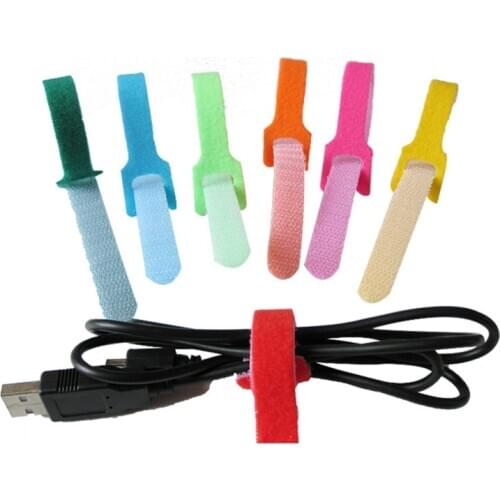 50pcs Magic Tape Sticks Cable Ties Model Straps Wire With Battery Stick Buckle Belt Bundle Tie Hook Loop Fastener Tape Accessory