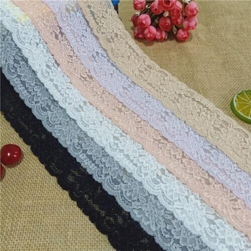 S1284-1 4.7cm color thick Spandex stretch lace dress Accessories
