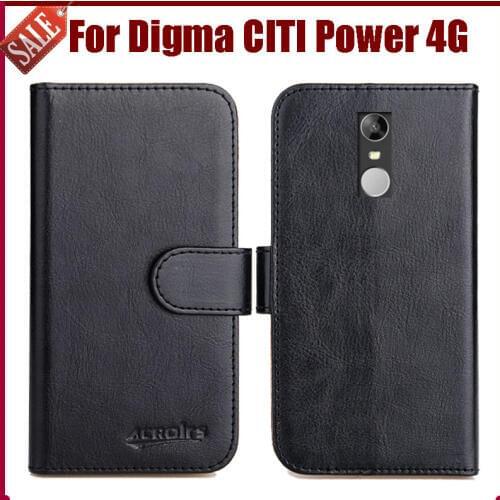 Digma CITI Power 4G Case New Arrival 6 Colors High Quality Flip Leather Protective Phone Cover For Digma CITI Power 4G Case
