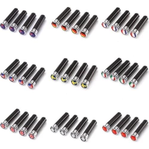 For Land Rover Discovery Mazda Speed Mitsubishi Ralliart Pajero National Flag Emblem Car Door Lock Pin Button Knob Cover Styling